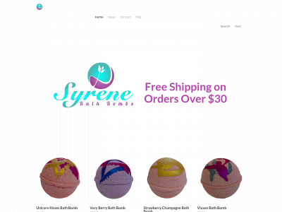 syrenebathbombs.com snapshot