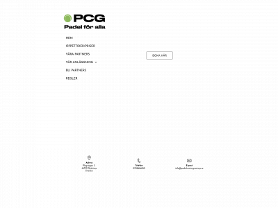 padelcentergrastorp.se snapshot