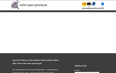 wolle-super-guenstig.de snapshot
