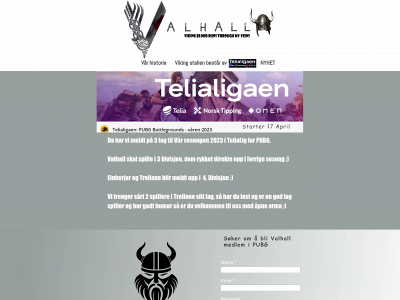 valhall-klan.no snapshot