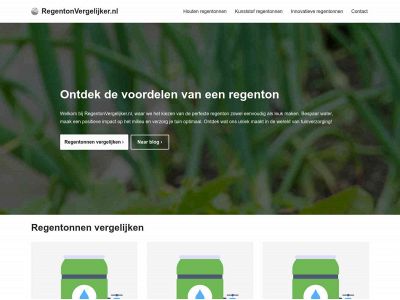 regentonvergelijker.nl snapshot
