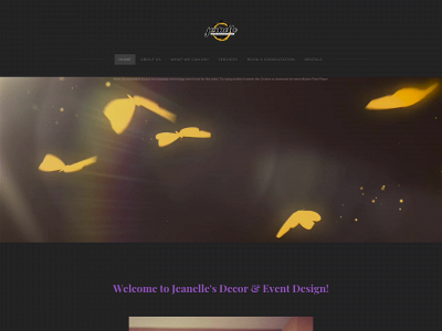 www.jeanelleeventdesign.com snapshot