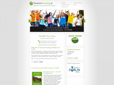 studenthousing.ie snapshot