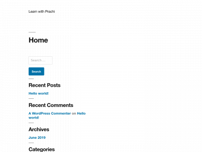 learnwithprachi.com snapshot