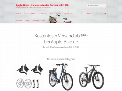 apple-bike.de snapshot