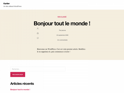 kartier.fr snapshot