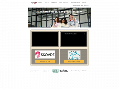 ansokanprataprojekt.com snapshot