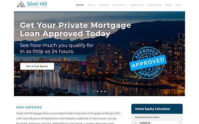 www.silverhillmortgage.ca snapshot