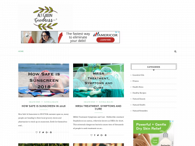 altgreengoodness.com snapshot