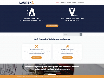 laureka.lt snapshot
