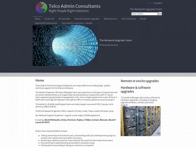 telcoadmin.com snapshot