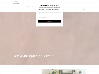 www.candlesbybarwick.com snapshot