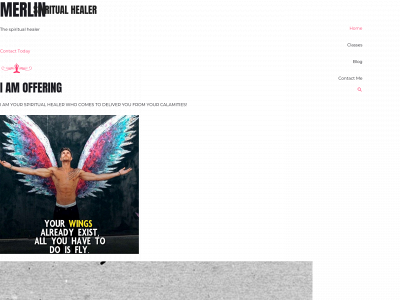 merlin-the-spiritual-healer.com snapshot