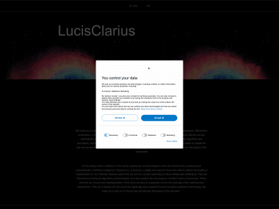 lucisclarius.com snapshot