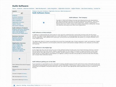 kuliksoftware.com snapshot