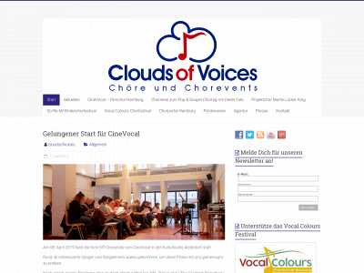 cloudsofvoices.de snapshot