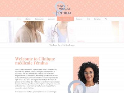 clinique-femina.com snapshot
