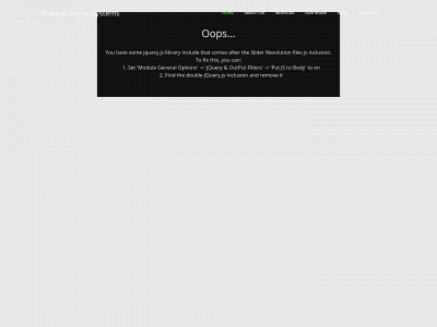 sharpesaerial.com snapshot
