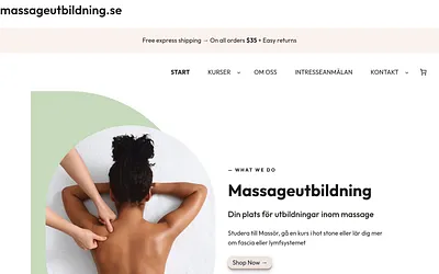 massageutbildning.se snapshot