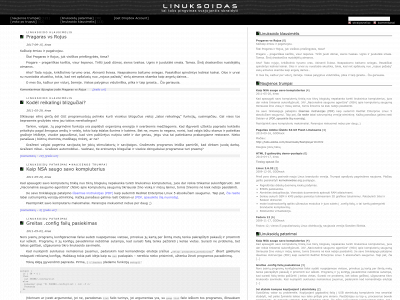 linuksoidas.lt snapshot
