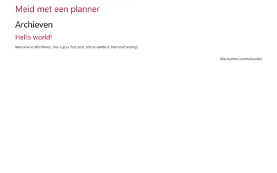meidmeteenplanner.nl snapshot