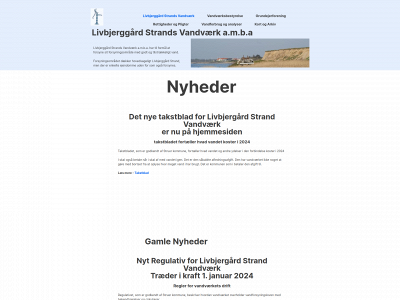livbjerggaardstrand.dk snapshot