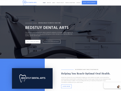 bedstuydentalarts.com snapshot