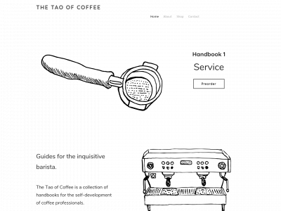 tao-of-coffee.weebly.com snapshot
