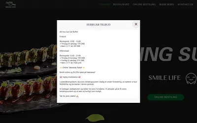smilingsushi.dk snapshot