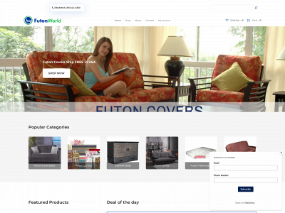 futonworld.com snapshot