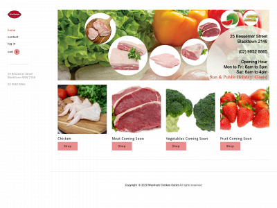 www.wesfreshchickenoutletshoponline.com snapshot