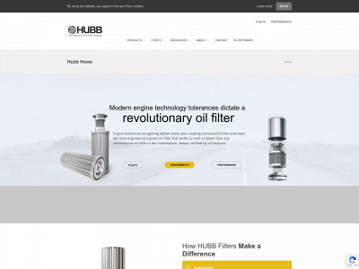 hubbfilters.com snapshot