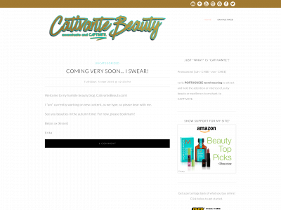 cativantebeauty.com snapshot
