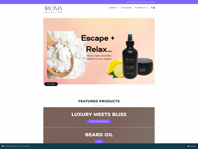aromacollection.co snapshot