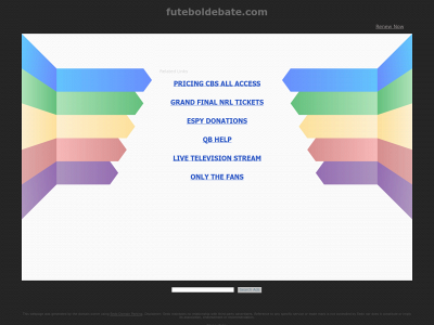 futeboldebate.com snapshot