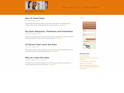 myeyedoctormyfriend.com snapshot