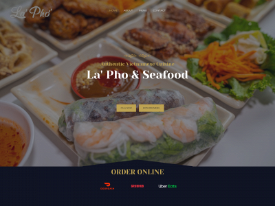 laphorestaurant.com snapshot