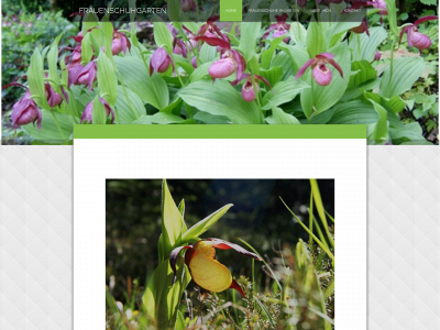 frauenschuhgarten.ch snapshot