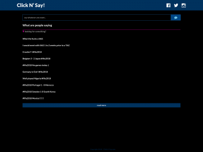 clicknsay.com snapshot