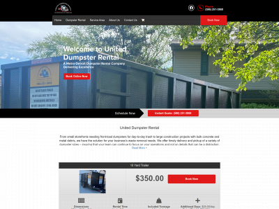 uniteddumpsterrental.com snapshot