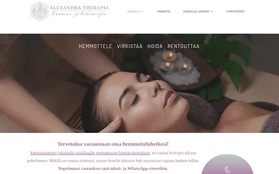 alexandra-therapia.fi snapshot
