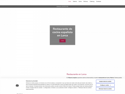 www.mesonlorquino.es snapshot
