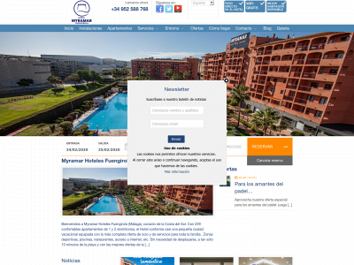 www.myramarhoteles.com snapshot