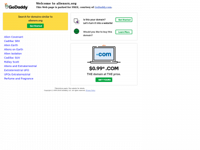 aliensrx.org snapshot