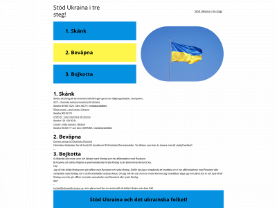standwithukraine.se snapshot