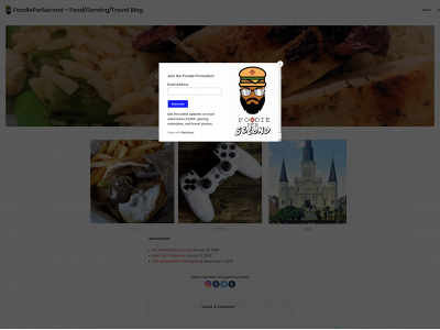 foodiepersecond.com snapshot