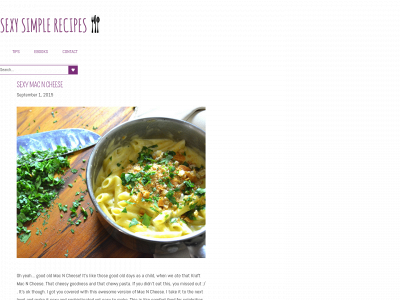 sexysimplerecipes.com snapshot