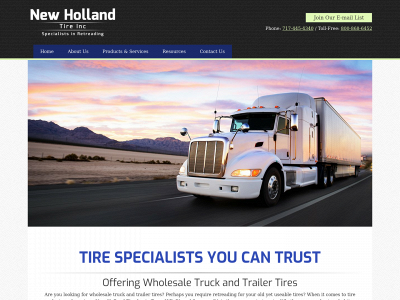 newhollandtireinc.com snapshot
