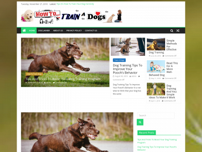 howtotrainadogs.com snapshot