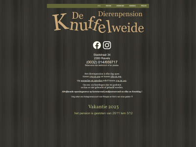 deknuffelweide.be snapshot